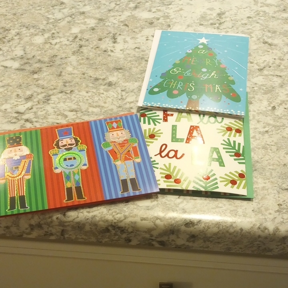 Nutcracker and Christmas Tree Holiday Card Set